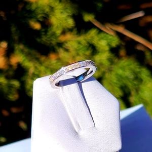 Moissanite eternity